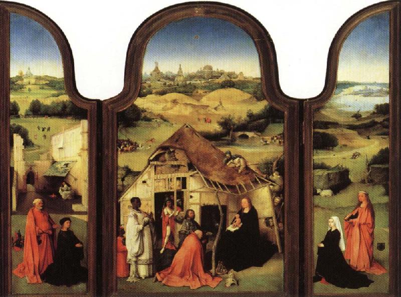 BOSCH, Hieronymus Triptych of the Epiphany oil painting picture